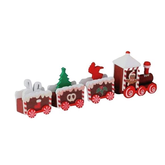 Gingerbread Toy Train Set - Picture 4 of 8
